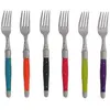JEAN DUBOST Coffret fourchette Tonic Mix Laguiole - lot de 6