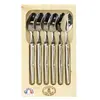 Coffret de 6 cuillères à café inox laguiole - Jean Dubost - Argent - Inox