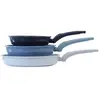 Lot De Poêles 20 24 28 Cm Carbonsteel