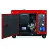 Zeus Groupe électrogène diesel ZEUZ - Silencieux - 6300 W - Démarrage électrique
