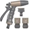 JARDIBRIC Set de base avec pistolet jet reglable et raccords 15 mm