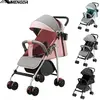 Poussette Canne pliable-MENGDA-Landau assis couché pousser ou tirer 4 ...
