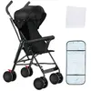 MIPAN. Poussette Compacte - Poussette Canne Bébé 0-3 Ans -  Landau ass...