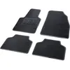 Tapis (4 pièces) Semi Sur-mesure Moquette Noire T1 Contact