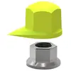 TIPTOP - Indicateur desserrage et cache écrou jaune 33 mm - 8702633