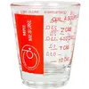 Waam - Mesure mini en verre de 5 à 35 ml Verres 1 pieces unisex