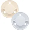 BIOLANE Lot de 2 sucettes rondes 0-6 mois / Bleu BSRO1BB