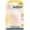 BIOLANE Lot de 2 sucettes anatomiques 0-6 mois / Bleu BSAE1BB