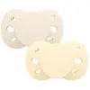 BIOLANE Lot de 2 sucettes anatomiques 6-18 mois / Jaune BSAE2JB