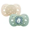 Biolane 2 Sucettes collection nuit 0-6 mois Vert et Beige Base extra-f...