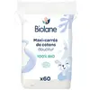 Biolane Cotons douceur 100% BIO Maxi-carrés de cotons BBC60