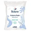 Biolane Cotons pads douceur Bébé 100% Bio Peaux sensibles 150 Cotons