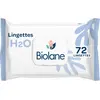 Biolane Lingettes épaisses h2o éco-recharge x 72