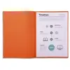 EXACOMPTA Lot de 5 Paquet de 250 sous-chemises SUPER 60, coloris orange