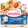 Babybio assiette aubergines façon parmigiana & macaroni origan 260g