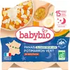 Babybio Repas Soir Assiette Panais Potimarron vert +15m Bio 260g
