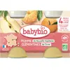 Babybio Fruits Pot Pomme Clémentine +6m Bio 2 x 130g