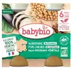 Babybio Moussaka Végétale Aubergines Pois Chiches Tomates Bio 400g