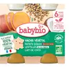 Babybio Hachis Végétal Patate Douce Lentilles Lait de Coco Bio 400g