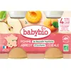Babybio Fruits Pot Pomme Abricot Céréale +4m Bio 2 x 130g