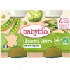Petit Pot Bébé Légumes verts - BABYBIO - Bio - 2x130g - Dès 4 mois
