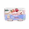 Babybio brassé pomme fraise au lait de vache dès 6 mois 2 x 130g