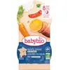 Babybio Repas Soir Bol Patate Douce Légumes Riz +8m Bio 2 x 200g
