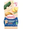 Babybio Repas Soir Bol Pomme de Terre Courgette +8m Bio 2 x 200g