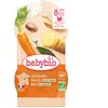 Babybio Repas Midi Bol Légumes Dinde Riz +8m Bio 2 x 200g