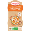 Babybio Légumes-Dinde-Riz | 2 x 200 g