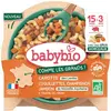BABYBIO Plat Préparé Carottes, Coquillettes, Champignons, Jambon - 200...