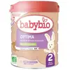 Babybio Optima 2 au Lait de Fermes Françaises de 6 à 12 Mois Bio 800 g