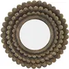 Miroir soleil convexe doré 28cm Emde