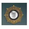 Drawer Léonie - miroir soleil ø28 cm - couleur - noir / or GR214C28-0