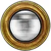 Emdedesign Miroir vintage rond Convexe doré Ø26cm Emde
