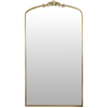 Miroir fronton métal doré 90x160cm