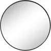 Drawer Miroir rond ø50cm - Noir