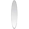 EMDE Miroir ovale aux bords fins noir 24x118cm - Taille unique