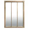 Emdedesign Miroir d'atelier en bois EDME L.113 x l.85 cm