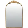 Miroir métal doré fronton 60x96.5cm