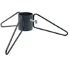 Pied de sapin 3 pieds fer rond anthracite tube 7 cm