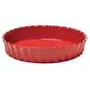 Emile Henry Plat à Tarte Céramique Rouge Grand Cru 24.5 x 24.5 x 5 cm