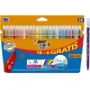 Feutre de coloriage BIC Kids KID COULEUR 18+6 GRATUITS !