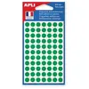 Agipa APLI 111831 Pastille Adhésive 8 Mm Pochette lot de 462 , VERT