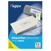 Apli Agipa Boite Étiquettes Adhésives Blanches Multi Usages Coins Dr...