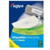 Etiquettes adresse multi usage 105 x 148,5 mm Agipa 100805 blanches - ...