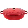 STAUB Sauteuse Chistera - 28 cm - Cerise - 405114740