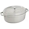 STAUB Cocotte Ovale Truffe Blanche, Taille - 33cm