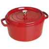 STAUB Cocotte ronde à picots 30 cm - 8.35 litres Roug 