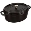 STAUB Cocotte Ovale - En fonte - Emaillée - 31 cm - 5,5L - Noir Mat
